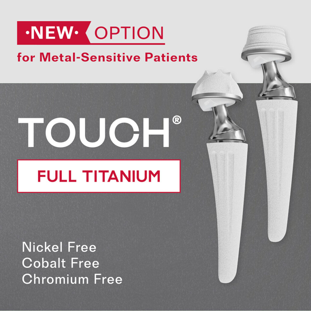 alt="Prothèse trapézo-métacarpienne en titane TOUCH® Titanium de KeriMedical"